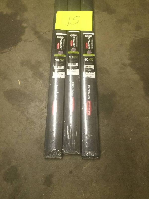 Lot of 3 Rubbermaid Fast Track Garage Storage System Rail 48 New