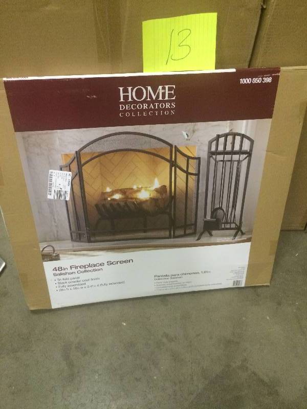 Home Decorators 48 in Fireplace Screen