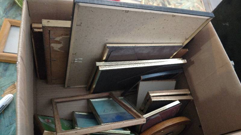 lot 107 image: misc framespicturesbaskets