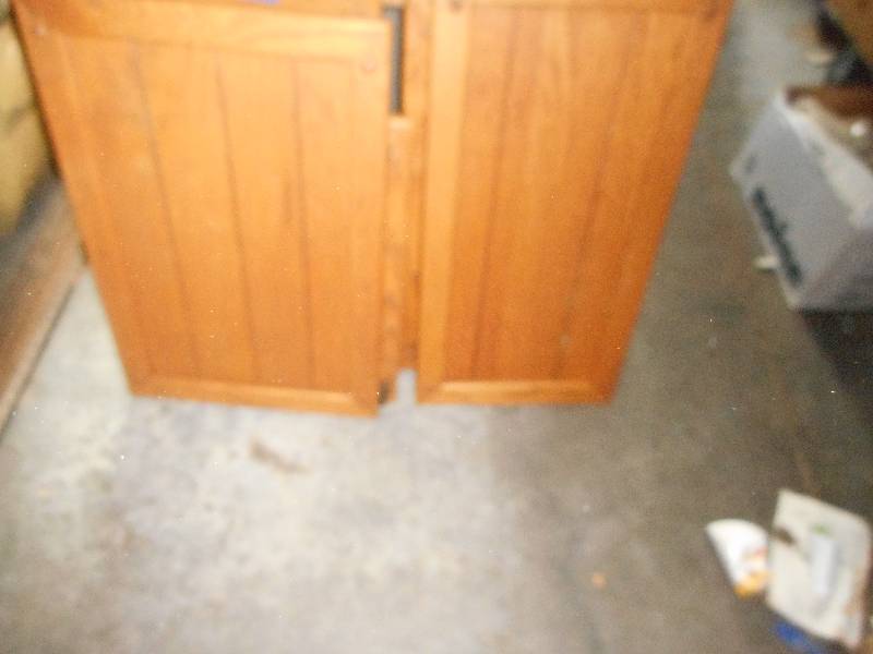 2 OAK CABNET DOORS