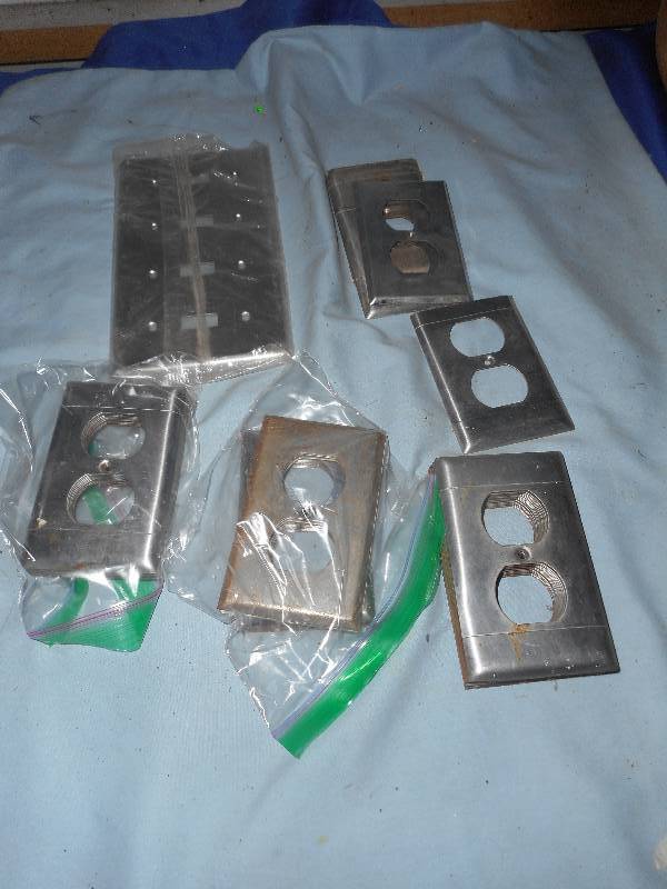 STAINLESS OUTLET COVERS