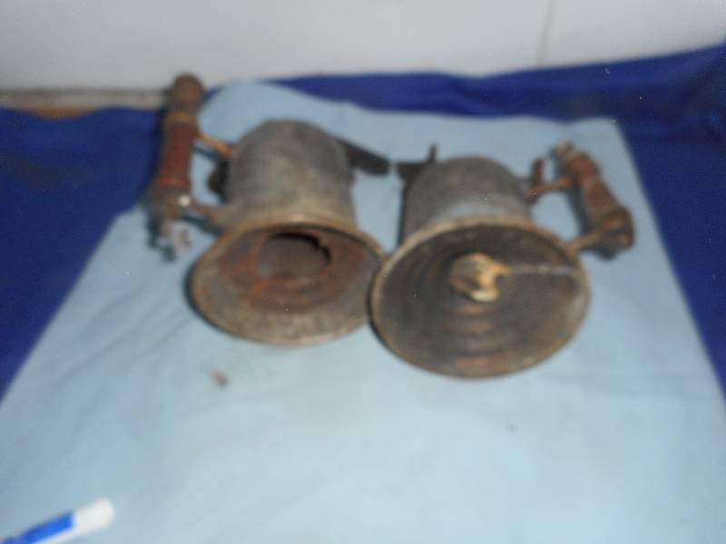 2 ANTIQUE TORCHES