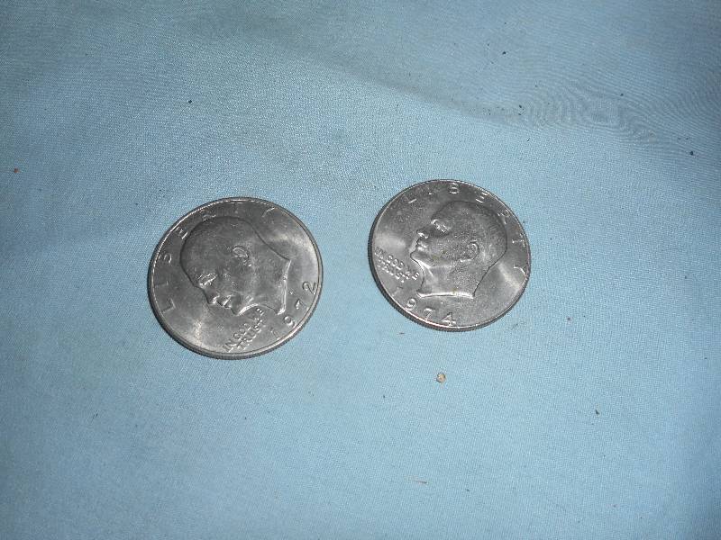 1972 AND 1974 SILVER DOLLERS