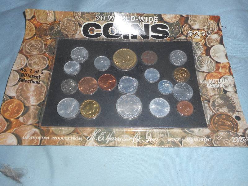 20 WORLD WIDE COINS