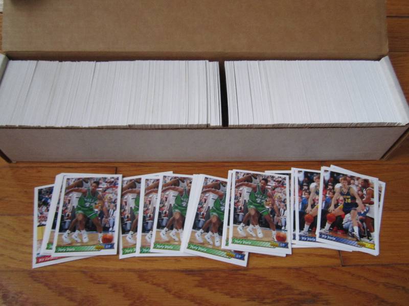 Box of 1992-93 Upper deck Basketbal...