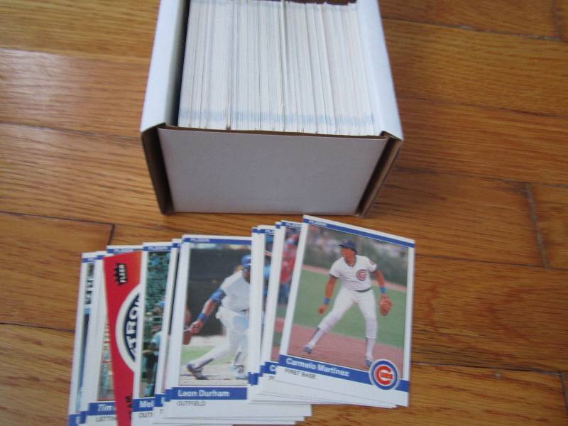 Box of 1982 Topps Baseball cards...