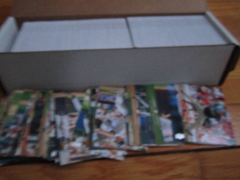 Box of 2008 Upper deck Baseball car...