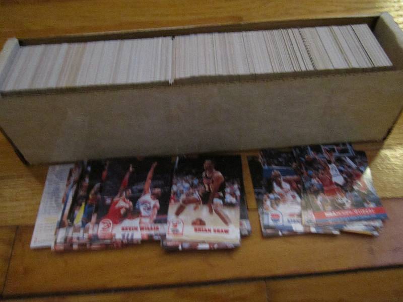 Box of 1993-94 NBAUpper deck baseba...