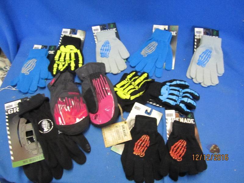 lot 66 image: Lot of new Grenade gloves...