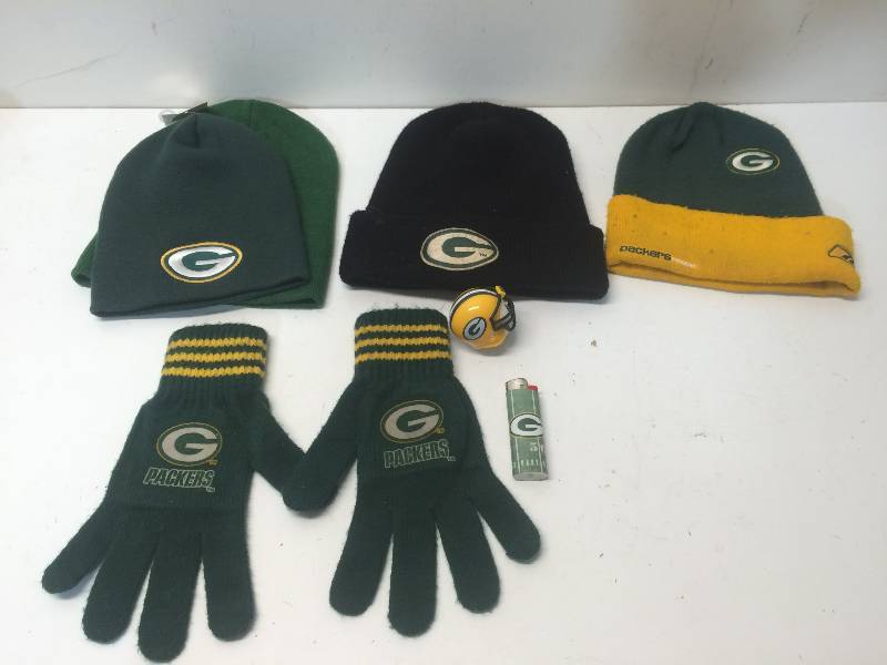 Green Bay Packers Hats and Gloves