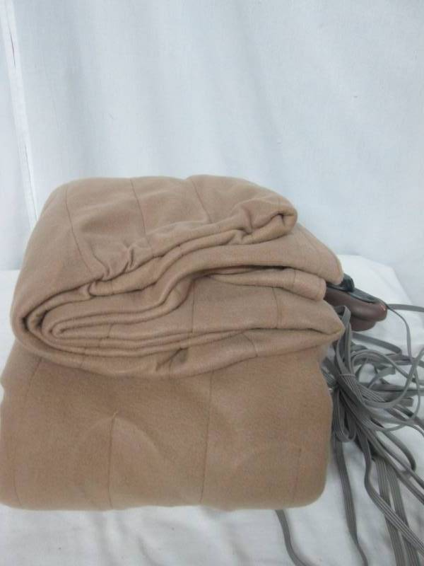 Sunbeam Quilted Fleece Electric Blanket - Queen