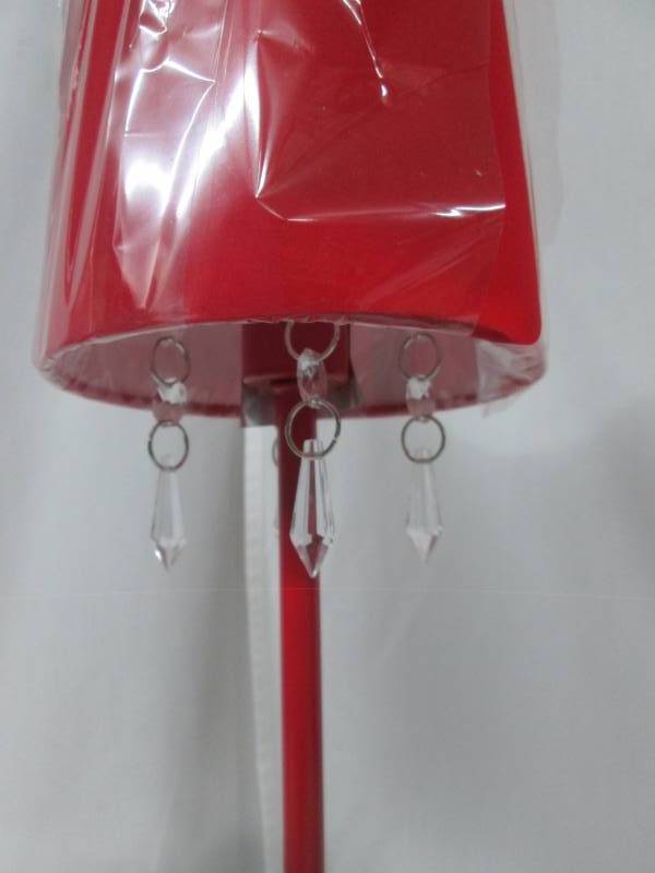 Red Hanging Beads Lamp
