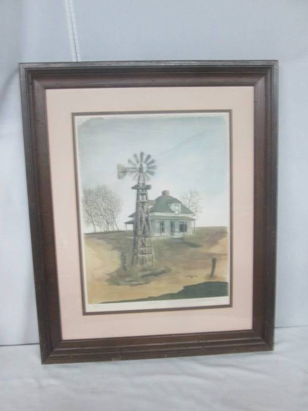 Jim Armstrong Framed Painting