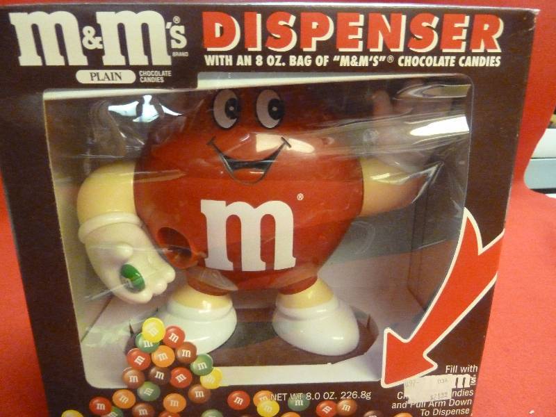 Red M&Ms Candy Dispenser