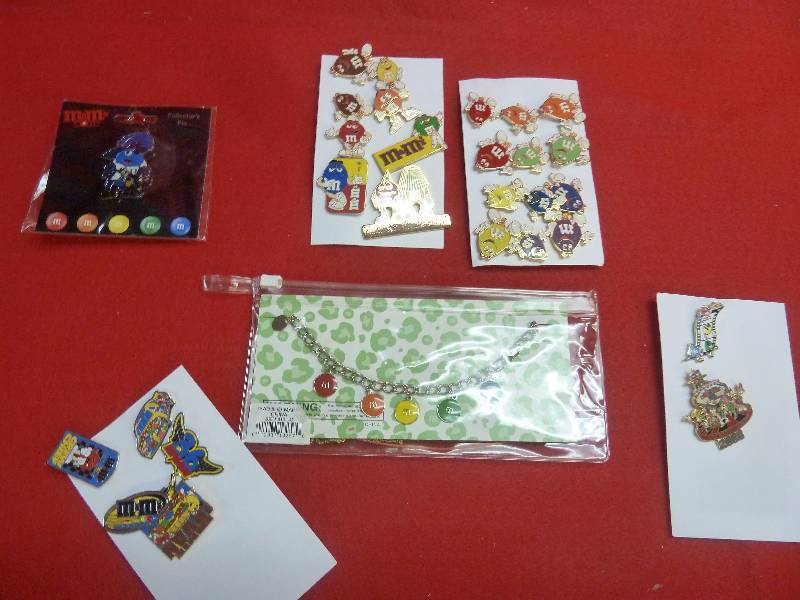 M&M Collectibles - Pins and Bracelet