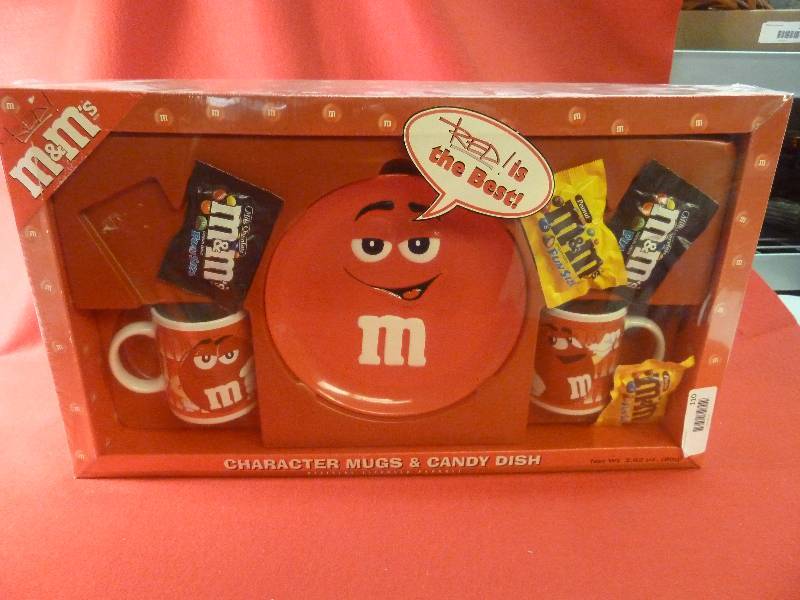 Red Character Mugs and Candy Dish