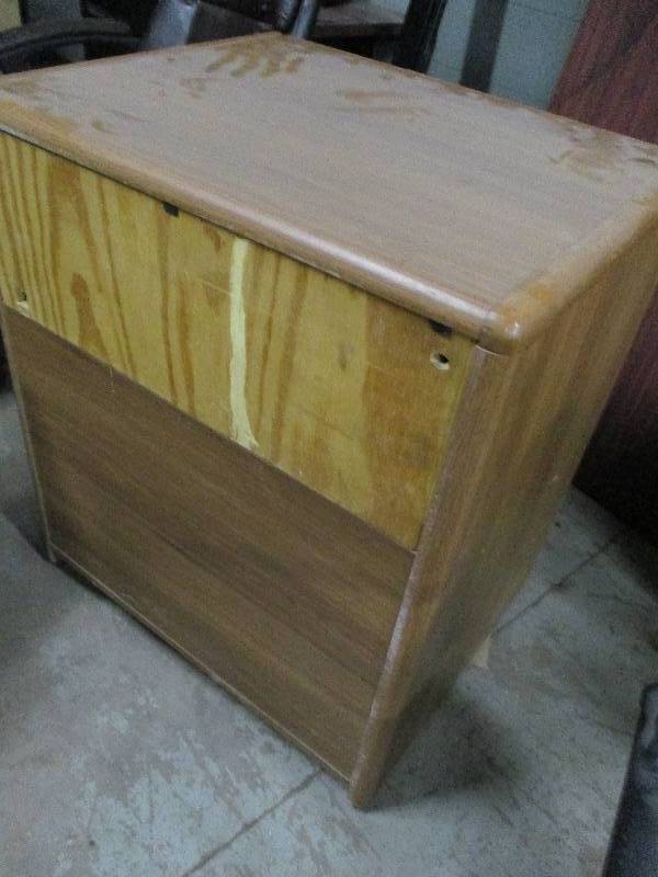 lot 88 image: Wood Computer Cabinet