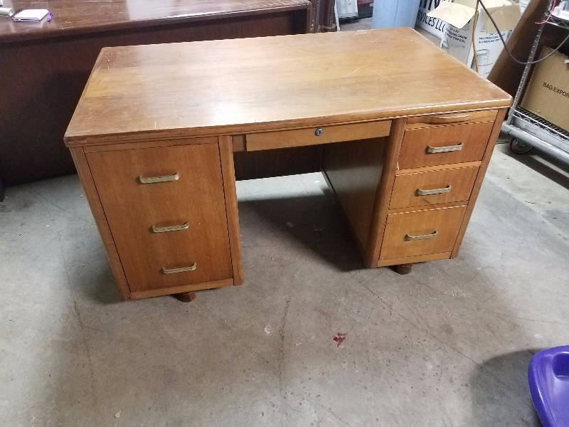 Vintage Wood Secretaries Desk with folding Typewriter Built in | OFFICE ...