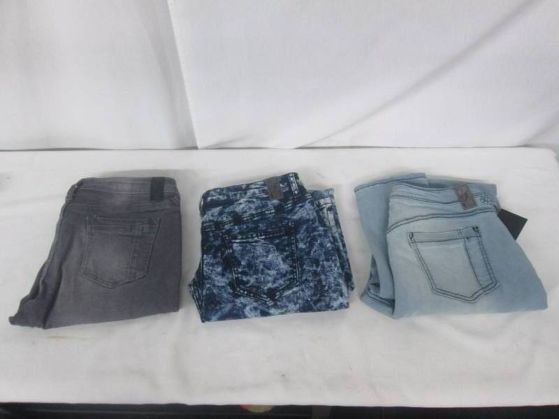 3 Pairs of Poetic Justice Womens Jeans