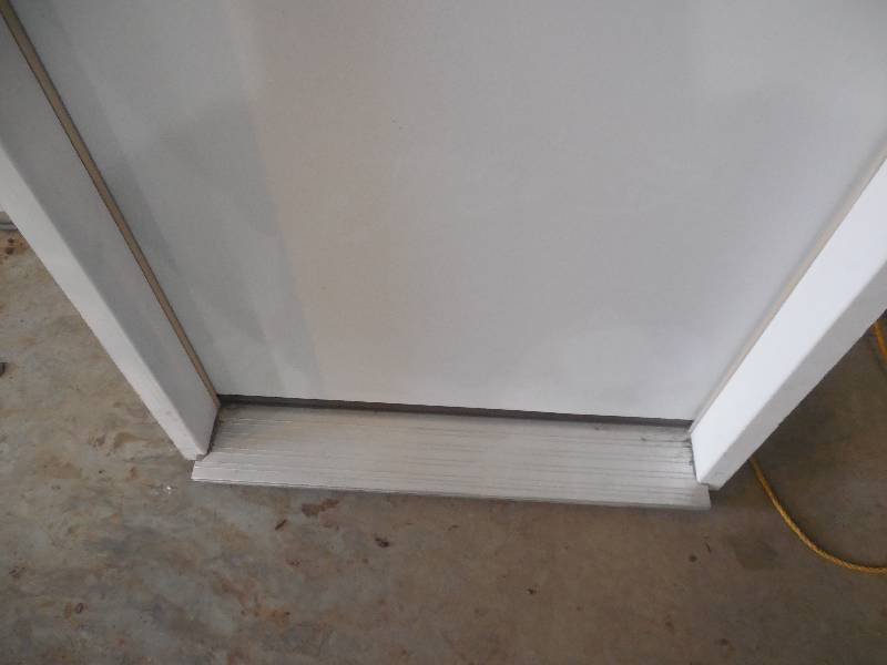 lot 72 image: 24 in. x 80 in. Premium Flush Primed White Right-Hand swing Steel Prehung Front Door