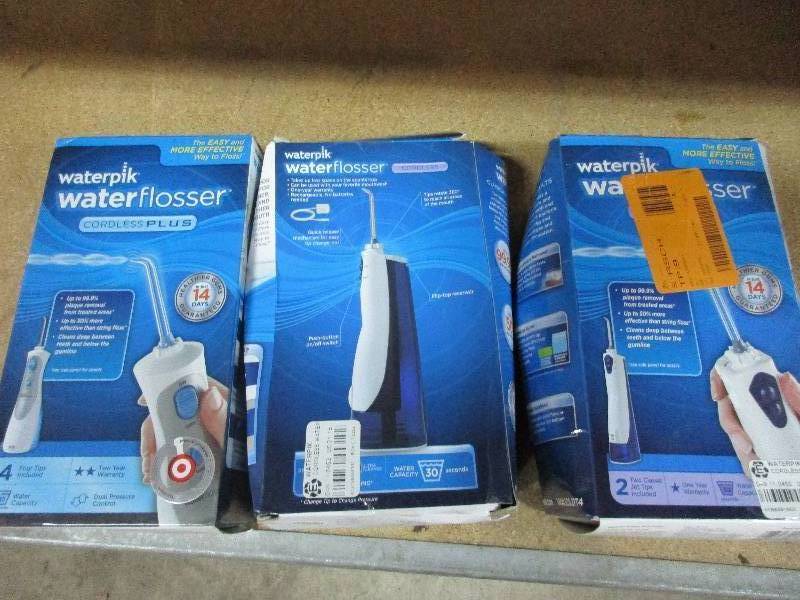3 WaterPik water flossers