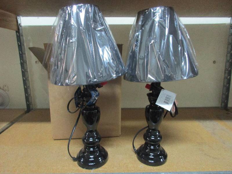 2 lamps w shades NEW