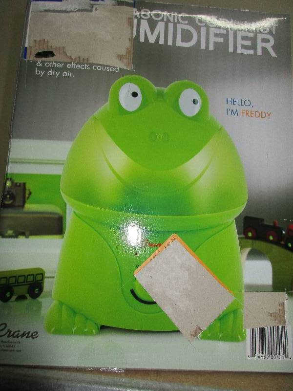 crane ultra sonic cool mist humidifier - frog