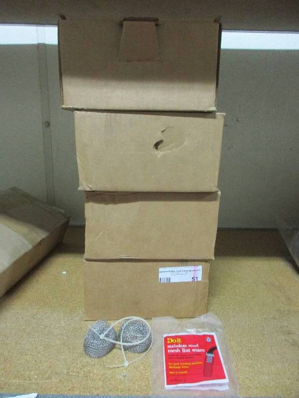 4 cases stainless steel lint snares - 20 per case