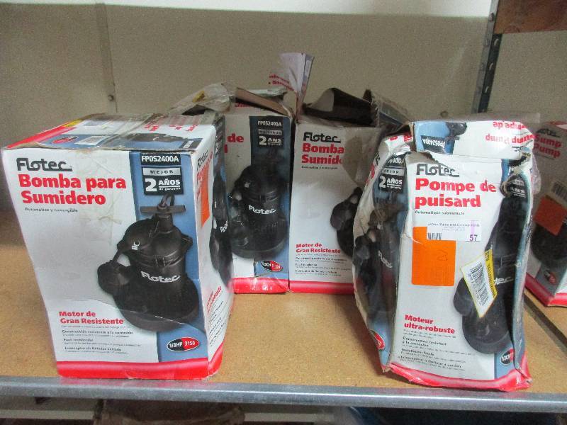 4 - Flotec sump pumps FPOS2400A