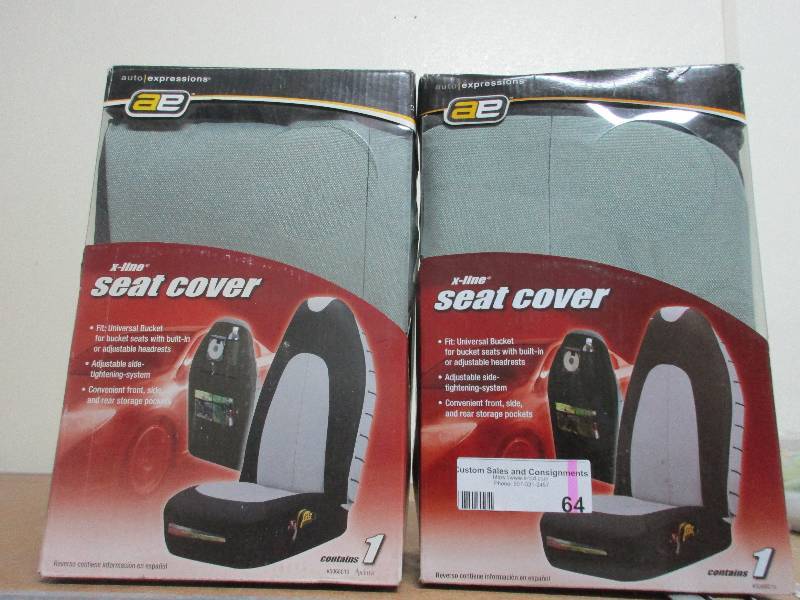2 universal bucket seat covers