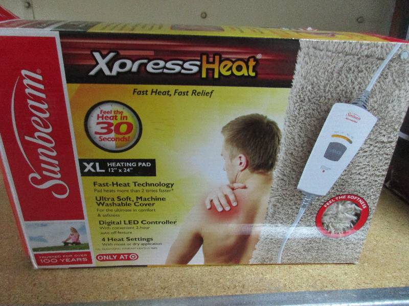 2 sunbeam heating pads