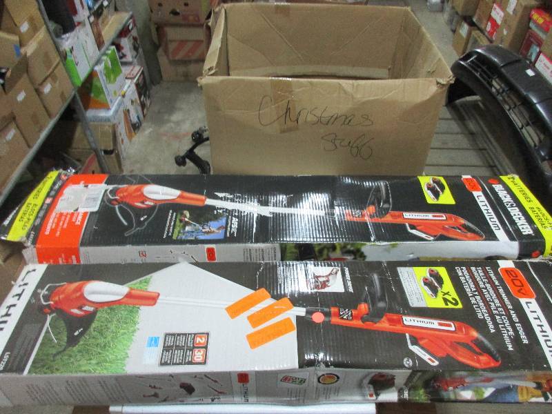 2 black n decker 20 volt lithium weed whippers
