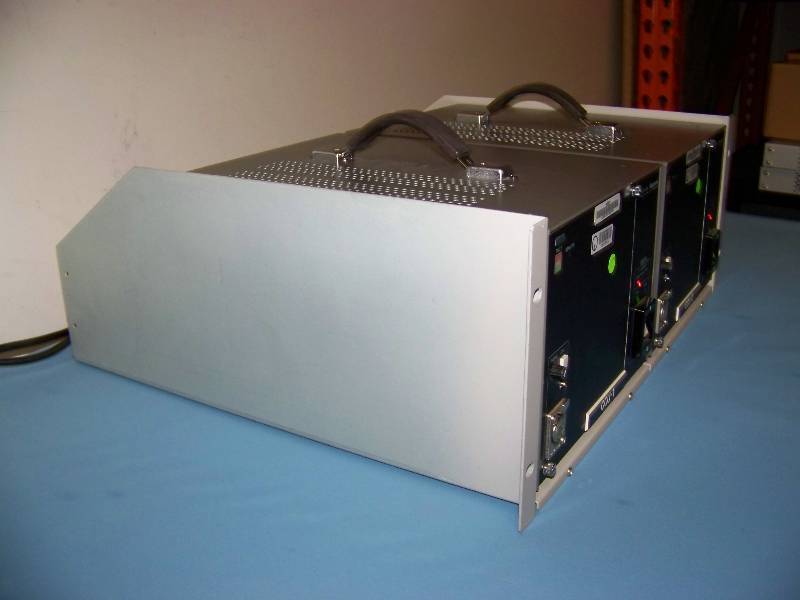 lot 55 image: (2) Ikegami, BS-45, Base Stations in Rack Shelf