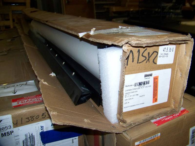 lot 22 image: Da-Lite, 133 Diagonal, Cinema Contour HD, Fixed Frame, Movie  Projection Screen - BRAND NEW