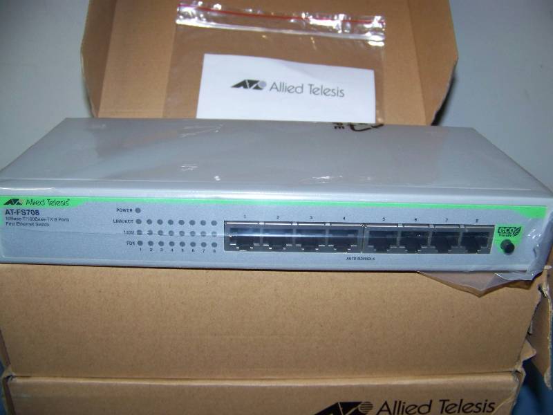 lot 62 image: (3) Allied Telesis Inc, Switches in Original Boxes
