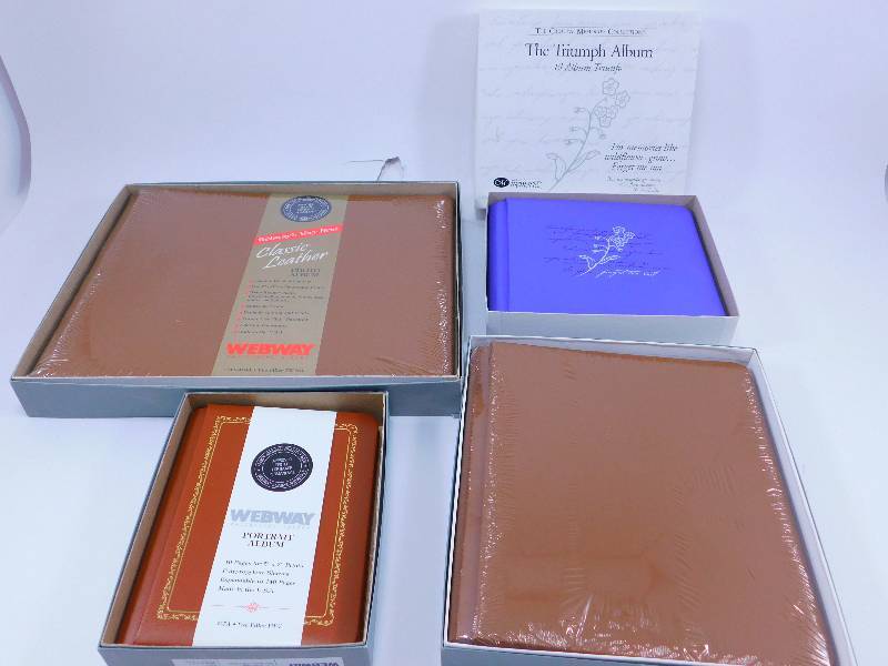 Lot of 4 Brand New Scrapbooks