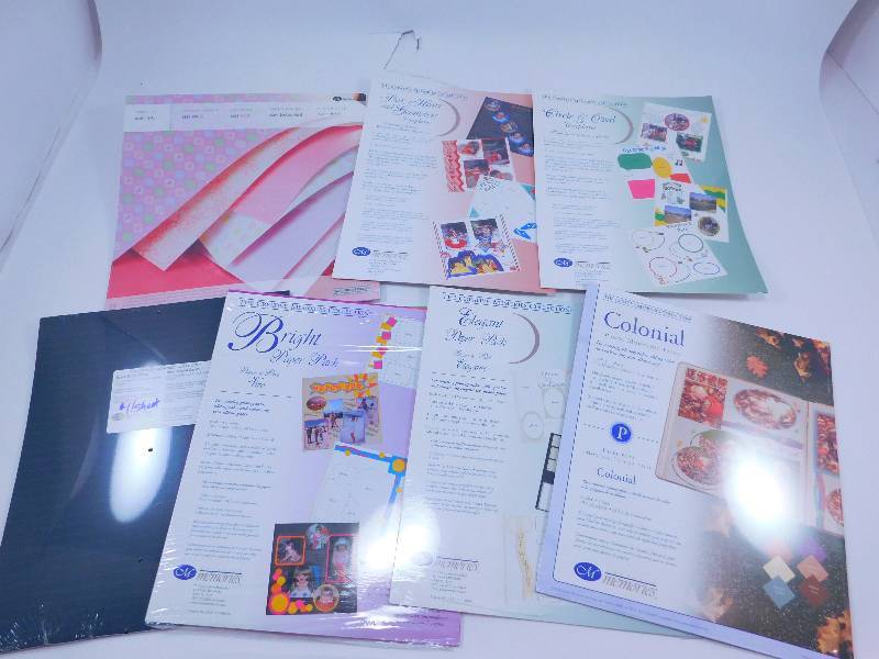 Lot of 7 Templates & Paper Packs - Brand New, Sealed