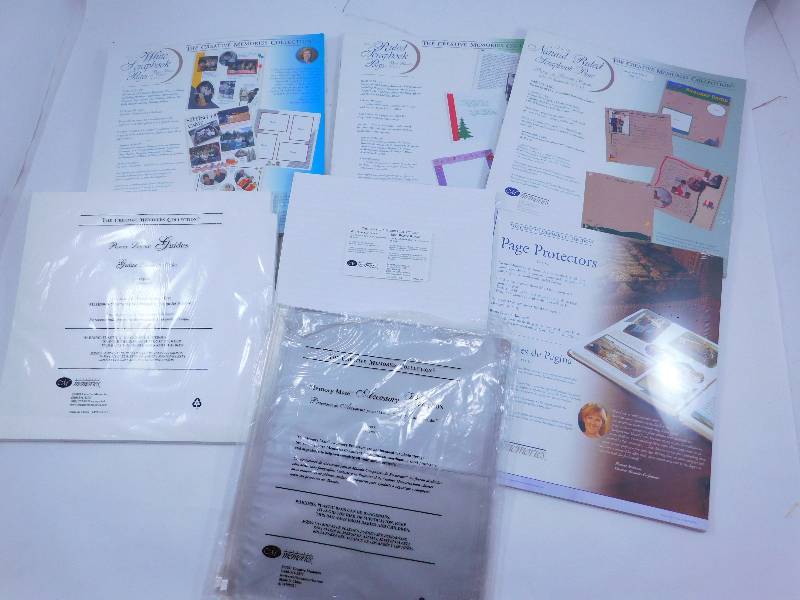 Scrapbook Pages, Protectors, Layout Guides - Brand New, Sealed