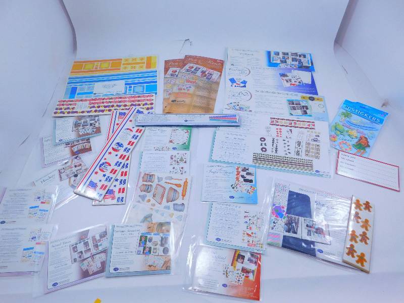 30 Packs of Themed Sticker Kits, Borders, Patterns, and Letters & Numbers Stickers - Brand New, Sealed