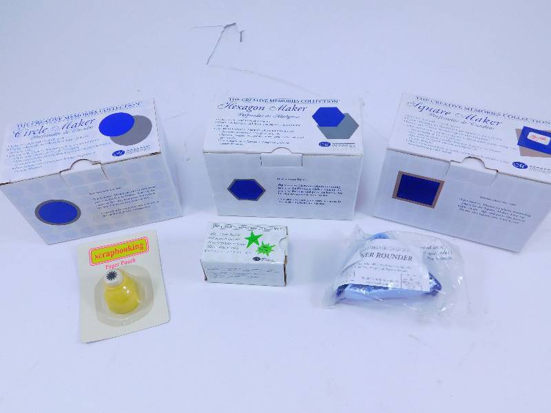 Punches - Circle, Square, and Hexagonal, Mini Star Punch, and more