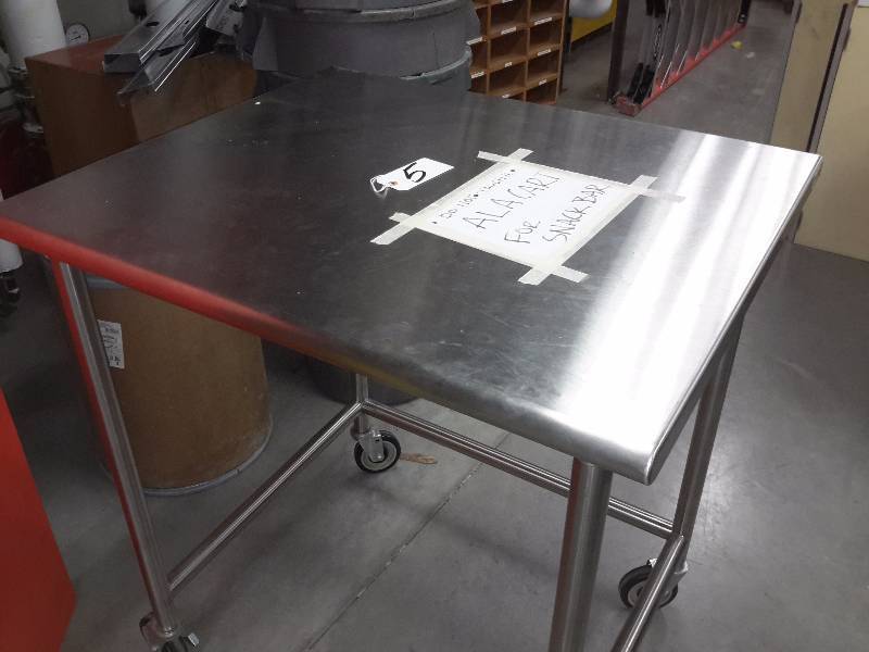 Stainless Steel Rolling Cart