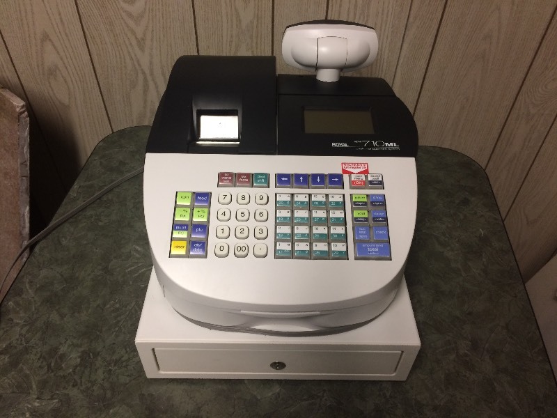 ROYAL CASH REGISTER alpha 710ML RESTAURANT EQUIPMENT, DISPLAYS