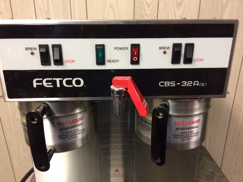 lot 4 image: FETCO CBS-32Aap SS DOUBLE COFFEE MAKER