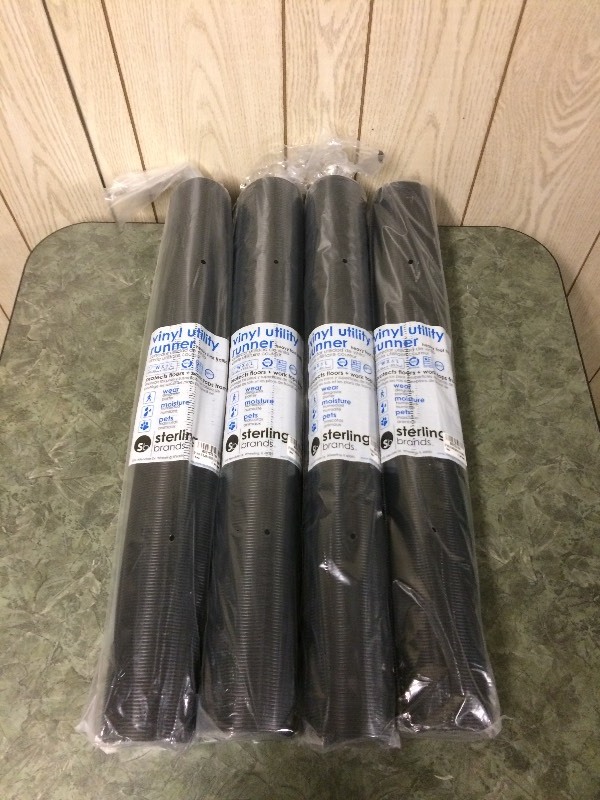 lot 17 image: 4 NEW VINYL UTILITY RUNNERS 6FT EA