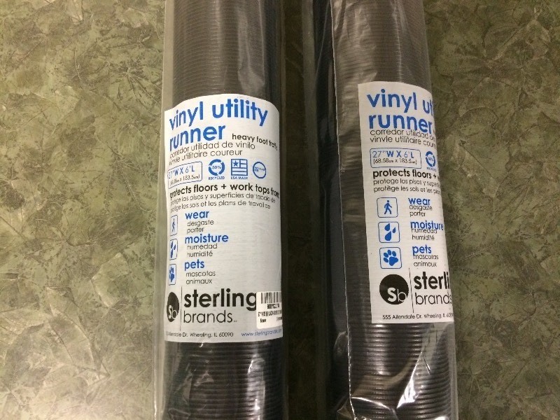 lot 35 image: 2 NEW VINYL UTILITY RUNNERS 6 FT EA