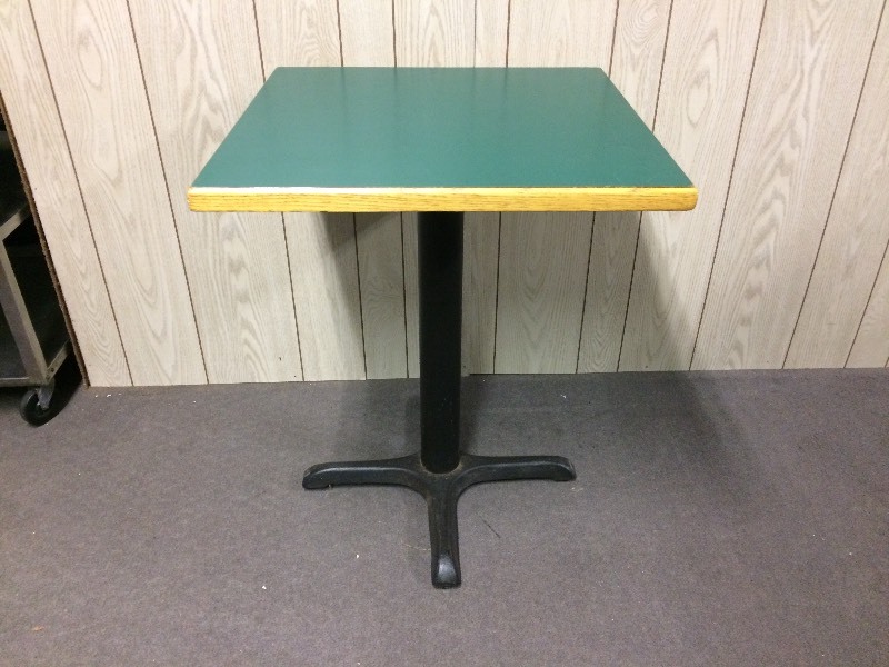 lot 41 image: CAF KITCHEN TABLE GREEN LAMINATE TOP