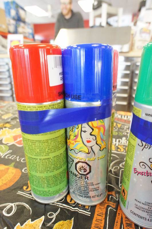 lot 41 image: Lot of 12- New Kids Neon Hair Spray, Temporary Hair Color