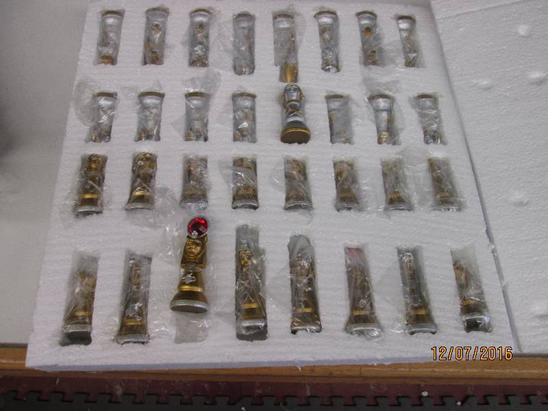 lot 22 image: Egyptian Chess Pieces...