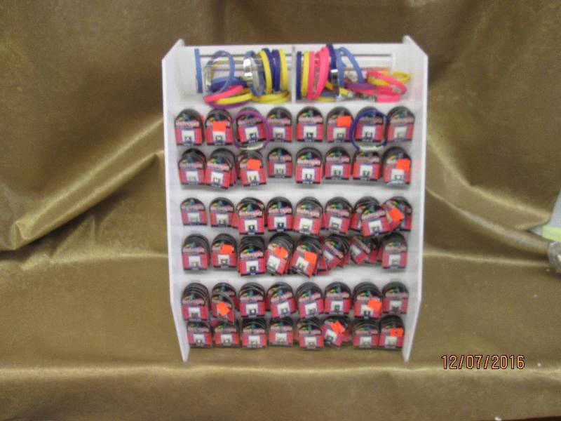 lot 33 image: Display Lot of Colorful Bracelets w...