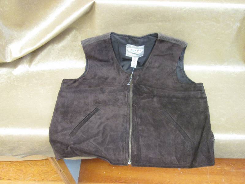 lot 51 image: Suede Brown Vest...